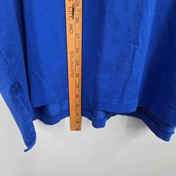 Ralph Lauren Golf Polo Shirt Mens XXL Blue Short Sleeve Pima Cotton Peru Outdoor - Picture 9 of 9